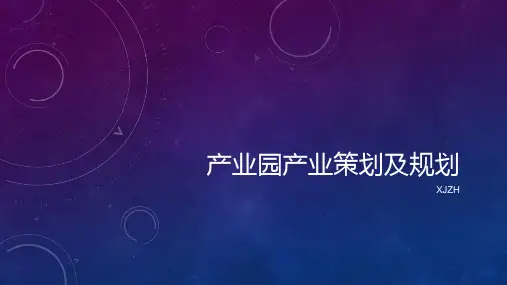 产业园产业策划及规划