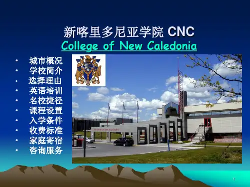 新卡里多尼亚学院(CNC)介绍和申请程序