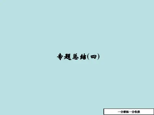 高中历史人民版高二选修四课件：专题四_“亚洲觉醒”的先驱专题总结4
