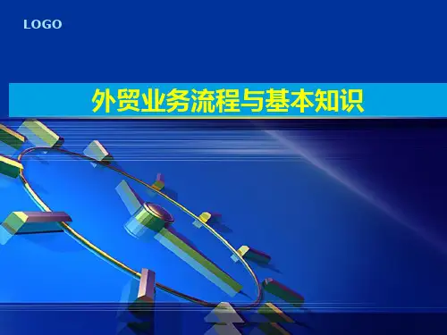 外贸业务知识与流程PPT课件