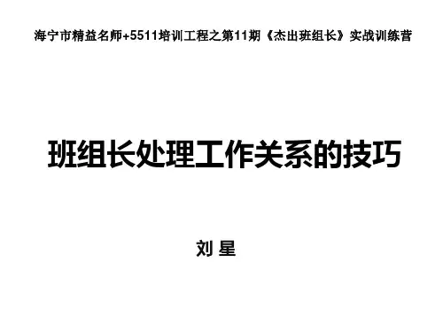 班组长处理工作关系的技巧.pptx