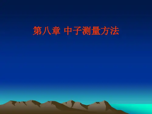 第8章 中子测量方法