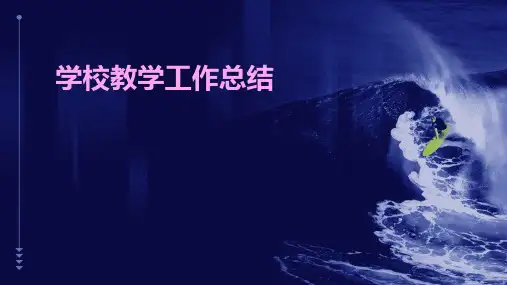 学校教学工作总结PPT