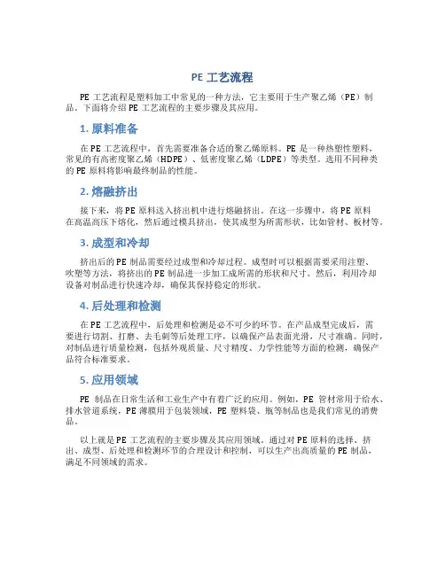 pe工艺流程