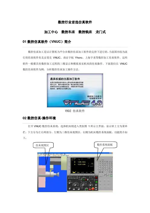 数控仿真软件的使用