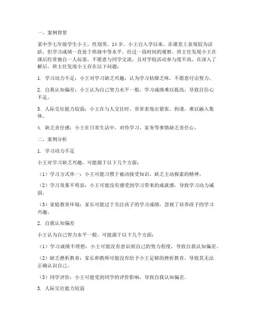 学生案例分析报告
