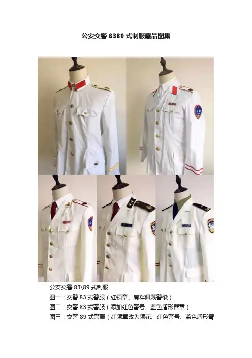 公安交警8389式制服藏品图集