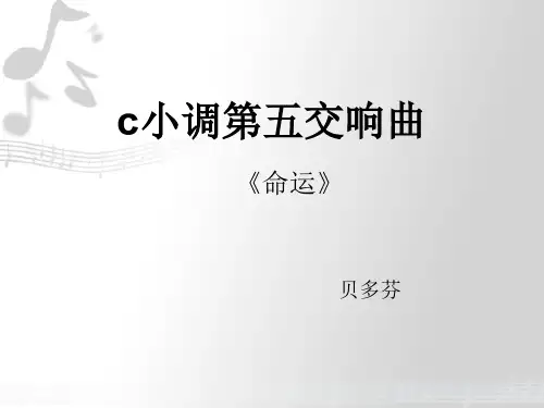 c小调第五(命运)交响曲
