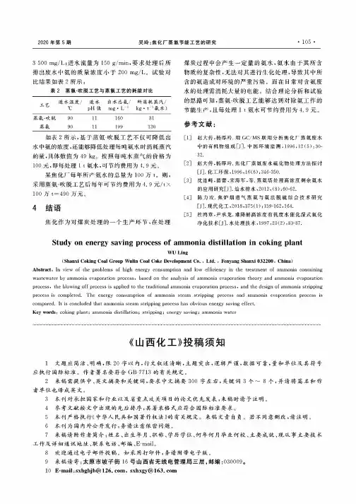 《山西化工》投稿须知