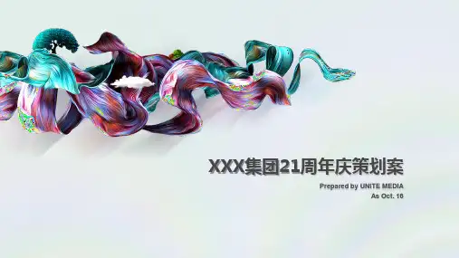 周年庆活动策划展示PPT