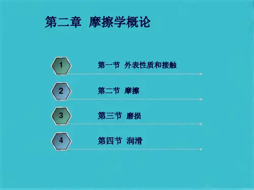 第二章  摩擦学概论(共84张PPT)