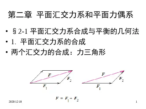 理论力学课件第2章PPT教学课件