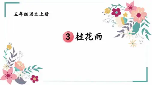 3 《桂花雨》课件(共35张PPT)