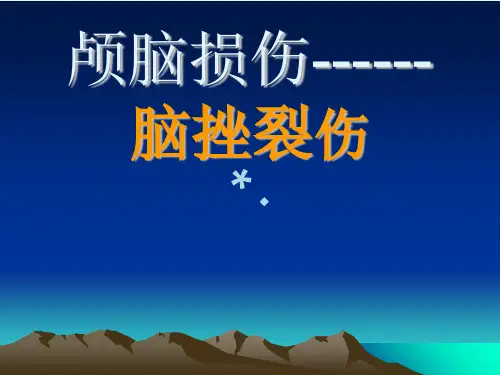 脑挫裂伤_PPT课件