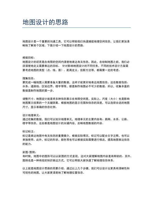 地图设计的思路