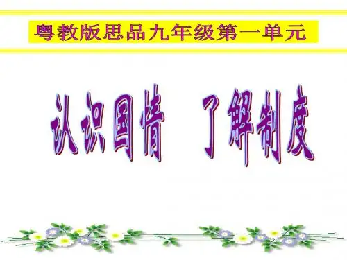 1.1初级阶段的社会主义