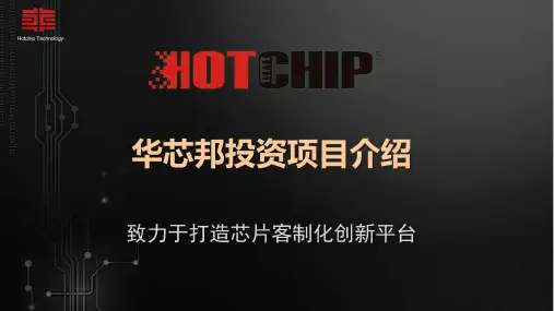 华芯邦项目商业计划书【路演】+