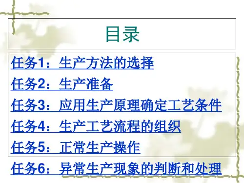 甲醇的生产ppt课件