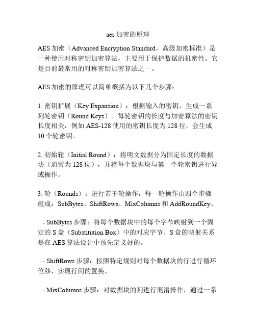 aes加密的原理