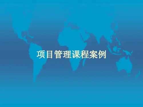 房地产项目管理过程案例流程