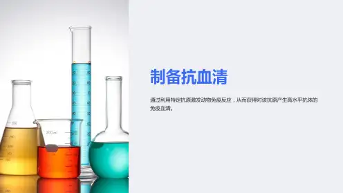 《抗血清的制备》课件
