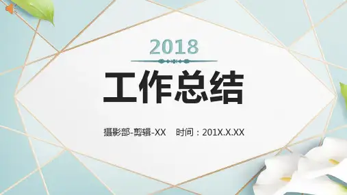 剪辑师工作总结