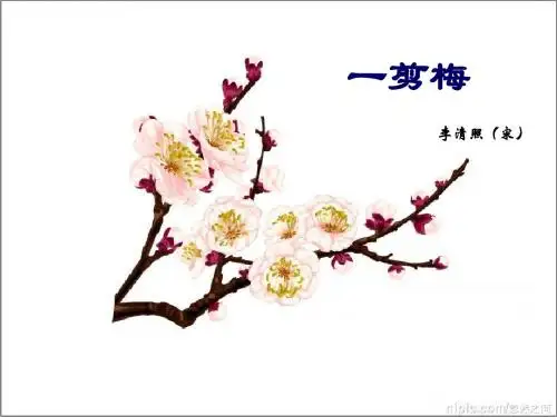 《一剪梅》ppt课件