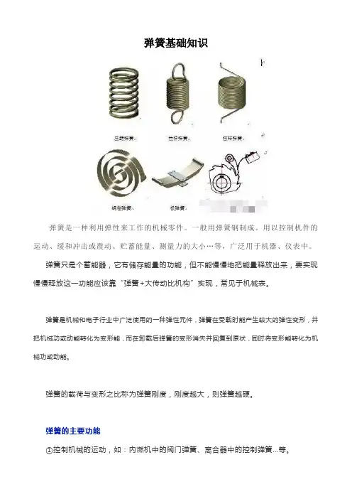 弹簧基础知识