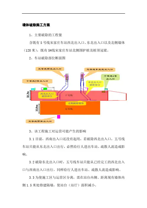 墙体破除施工方案
