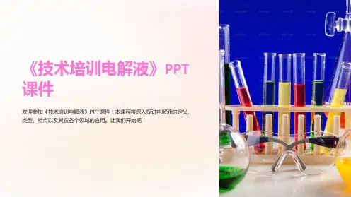《技术培训电解液》课件