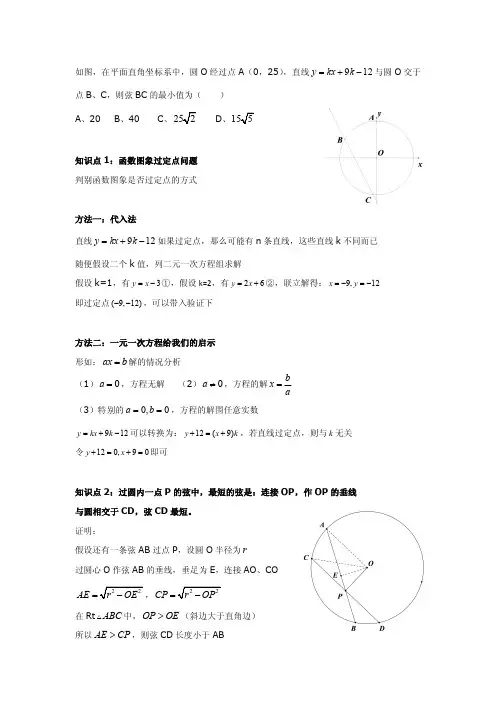 圆的最值问题解题技巧