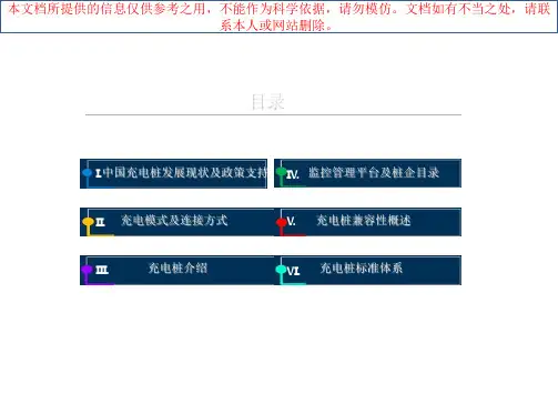 充电桩基础知识优质课件专业知识讲座