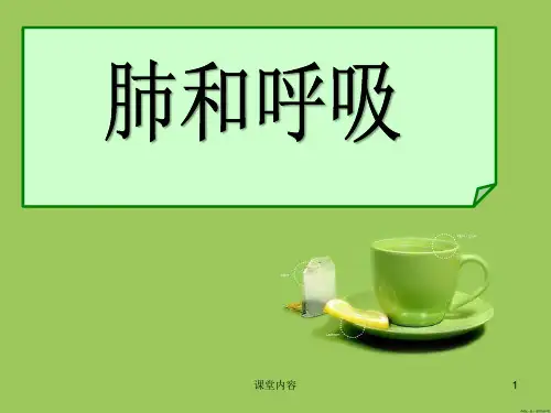 肺和呼吸ppt[课资类别]