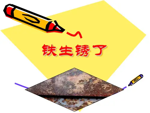 六年级下册科学课件-2.5 铁生锈了｜教科版 (共19张PPT)