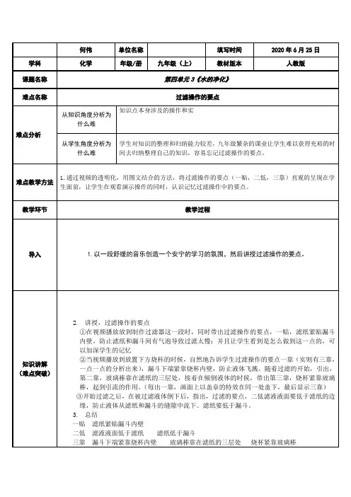 过滤操作的要点(1)