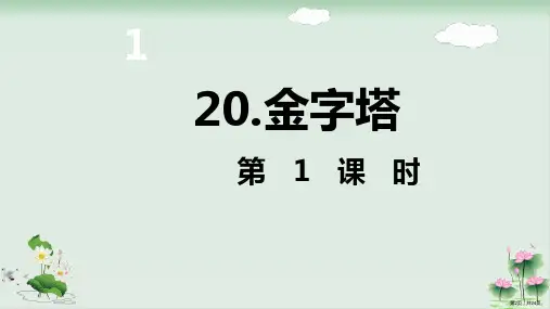 金字塔完美版1课件.ppt