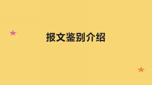 报文鉴别介绍