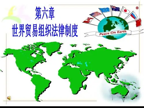 国际经济法第六章 WTO法律制度
