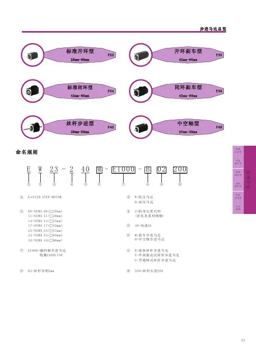 东莞爱维步进电机资料