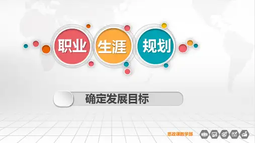 确定发展目标说课课件-中职职业生涯规划