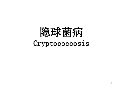 隐球菌病ppt课件