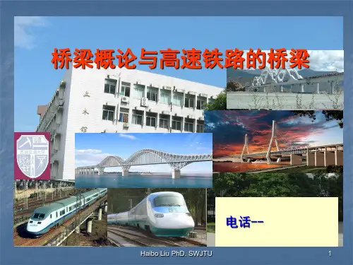 桥梁概述与高速铁路桥梁ppt课件