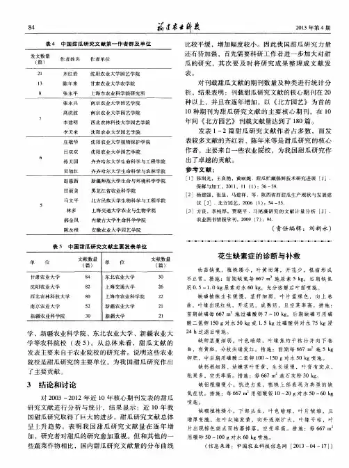 花生缺素症的诊断与补救