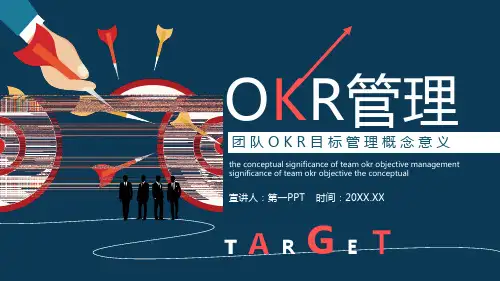 OKR目标管理培训PPT