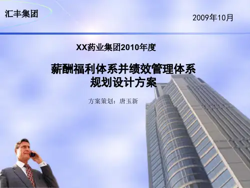 某集团绩效管理体系规划设计方案(ppt 32页)