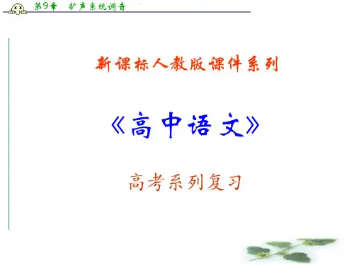 高考语文一轮复习课件：24《语言的生动与修辞》