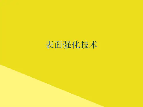 表面强化技术PPT资料(正式版)