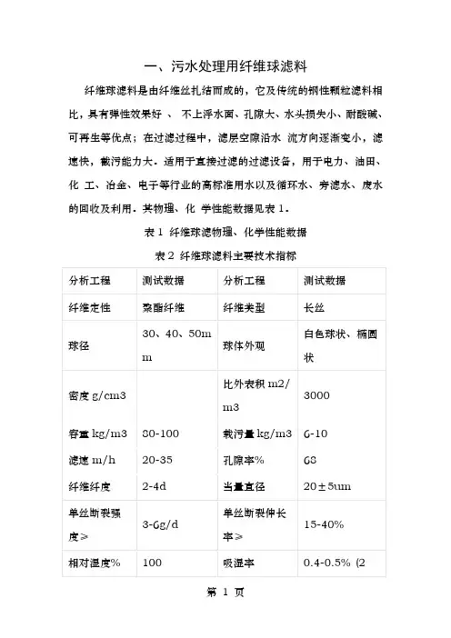 超详细污水处理滤料大全