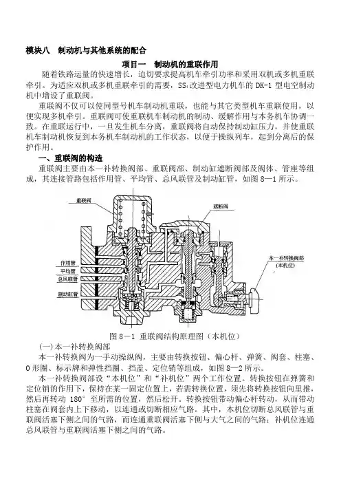 DK-1型电空制动机原理图资料