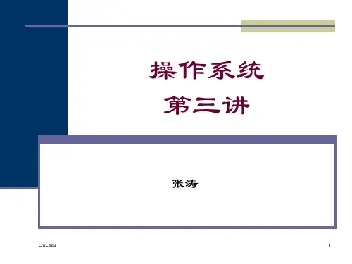 OSLec03作业管理用户接口